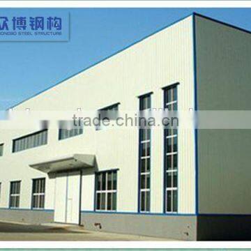 ISO low cost construction design steel structure warehouse/workshop from china