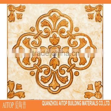 luxury ceramic floor tile with gold polish 300x300mm