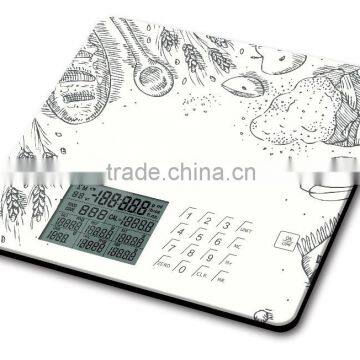 Kitchen Fitness Scale Nutrition Scale Analysis 7 Content