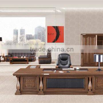 Antique style boss desk mad in China