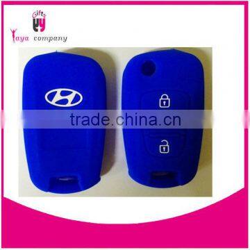 silicone car remote key cover for hyundai car key