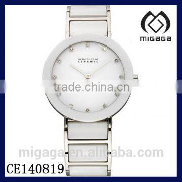 fashion WHITE CERAMIC WATCHES FOR WOMEN-BRAND NEW WATCHES CERAMIC LADIES PIECE