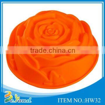 High quality low price custom flower silicone cake mold