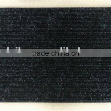 Ribbed carpet mat ,door mat with PVC backing