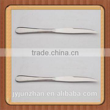 Stainless Steel meat knife with plain handle and low price