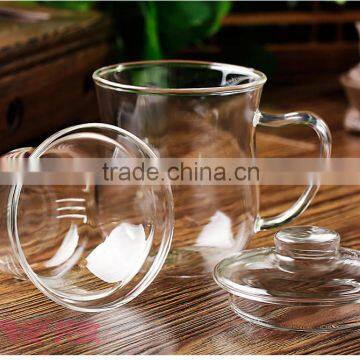 Three-piece Multifunctional Tea Cup With Filter Cup,unbreakable Glass Cups,double Wall Glass Tea Cup photo-5