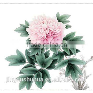 DIY paint by numbers chinese flower painting