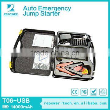 CE FCC RoHS Certificate Jump Start Type Three USB Car Jump Start Power Bank