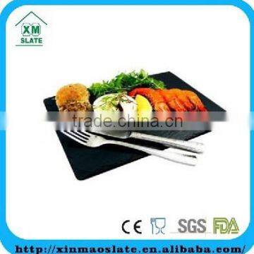 Set of 6 Rectangular Slate Starter Plate