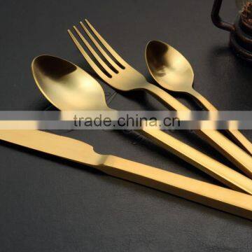 gold plated cutlery set,cutlery box,18-10 flatware sets