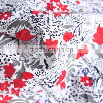 Wholesale Combed Cotton Voile Print fabric for ladies dress