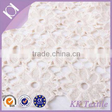 latest style 100% cotton flower chemical design african dry lace