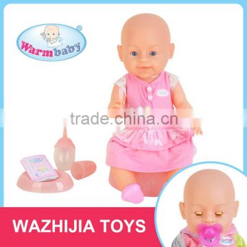 2016 popular product fashion toy cute wink newborn doll for kids