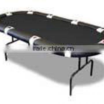 84 Inch Folding Poker Table With Folding Steel leg