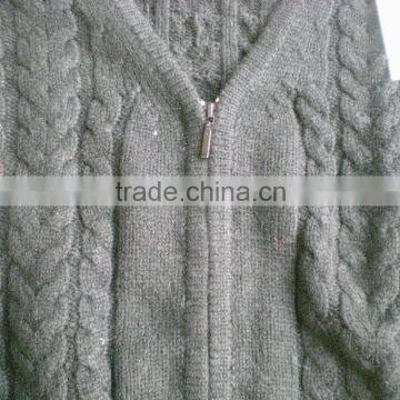 Warm and soft V neck Pure cashmere mens knitted sweater