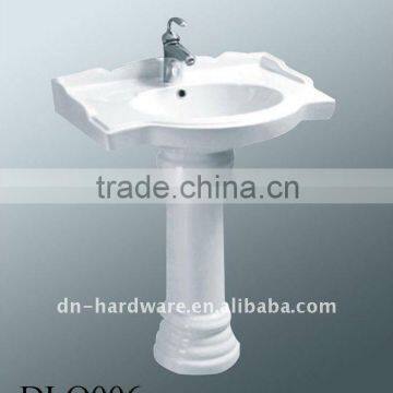 High Quality China cheap Luxurious Pedestal Basin DLO006