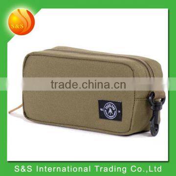 Simple style good quality large capacity durable pencil case with zipper