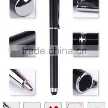 Promotional office metal ball pen stationery stylus touch pen 2 in 1 laptop customized logo pen                        
                                                                                Supplier's Choice