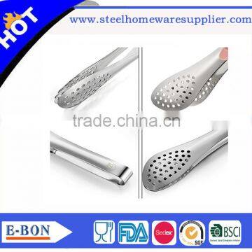 Premium 100% Stainless Steel Food Barbecue Tongs Quality Choice photo-2
