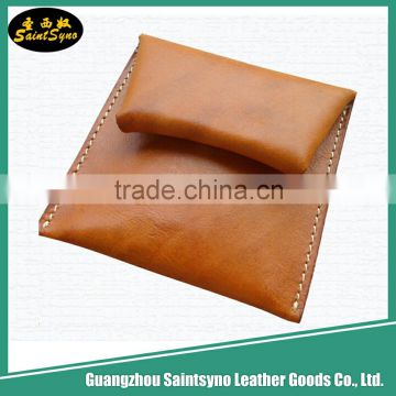 Latest design wholesale small leather coin purse,mens wallet with coin pocket