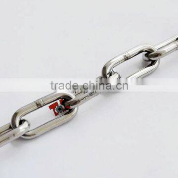304 316 Stainless Steel Japanese Standard Long Link Chain with dia 13mm