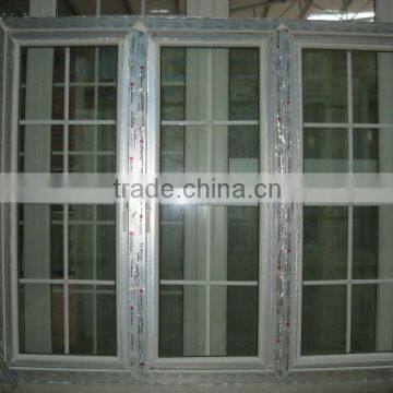 pvc windows (high quality),3 panel triple pvc casement window