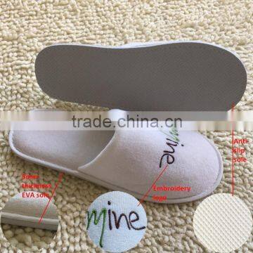 Terry towel slippers for Hotel SPA Home Family Office Parties Clinic Guests