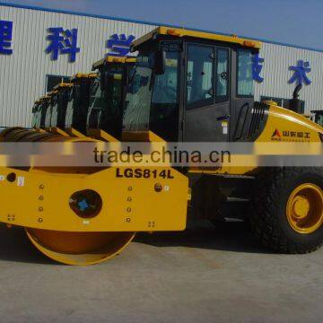 SDLG LGS814C 14Ton road roller with Cummins/Shanghai diesel engine for Exporting