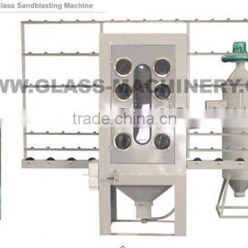 Manual Sandblasting Cabin Glass Sand Blasting Machine