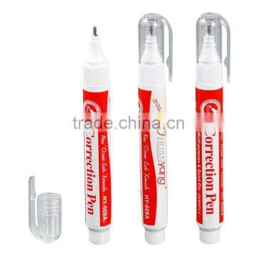 High quality Wite-out Metal tip Correction pen 7ml Correction fluid(HY-609A)