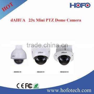 2015 New design Dahua 23x Mini PTZ Dome Camera IP66 Analog Camera 1/4" Exview CCD Camera