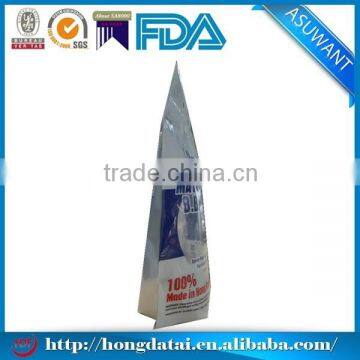 wholesale aluminium foil packaging with zipper lock/clear window                        
                                                                                Supplier's Choice