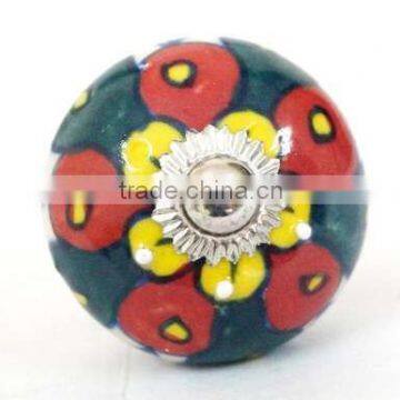 Ceramic Knobs/Cabinet Knobs/Drawer Knobs/Hand painted Knobs