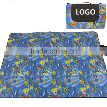 Outdoor Waterproof Foldable Polyester Fleece Camping Picnic Mat/Beach Mat/ Picnic Rug