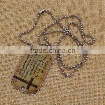 Custom Printing Aluminum Military Dog Tag With Chain photo-2