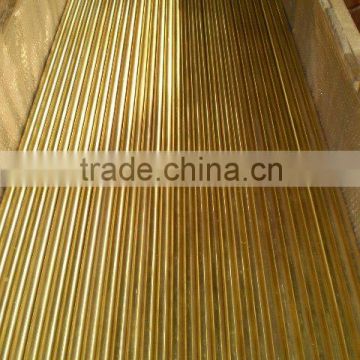 Brass tube for heat exchanger