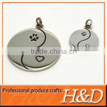 lovely custom metal round wholesale dog tags