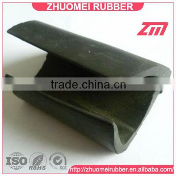 C type black rubber gate seal strip