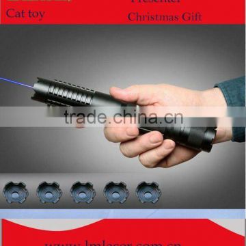 445nm 1000mw,1200mw blue laser pointer with 5 pattern heads,battery,charger,glasses