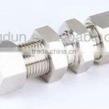 Bulkhead Union, Union, straight union,equal union, compression tube fitting