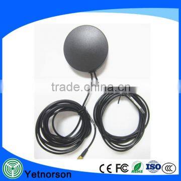 1575.42 /900 1800 MHz gps gsm antenna LNA gain 28 dBi external gps gsm combo antenna with SMA or Fakra connector