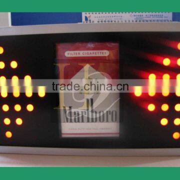 acrylic cigarette display stand case/tobacco display holder with LED lights