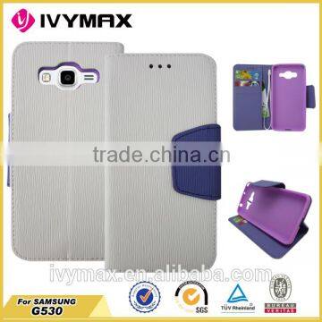 IVMYAX High Quality Wholesale Cell Phone Wireless Flip Cover for Samsung G530 Grand Prime photo-4