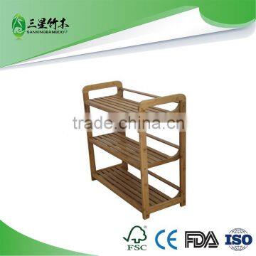 wholesale bamboo shopping shoe rack