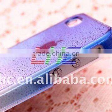 Merry Christmas !! High quality of Various Colors Water Drop Case for Iphone 4 cover case