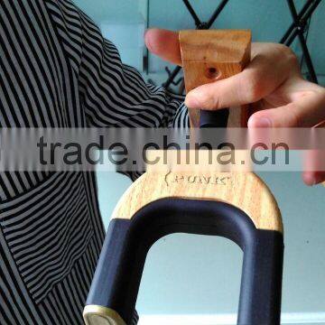 Locking Type Short Guitar Wall Hanger Pothook Made of Metal/Wood photo-5