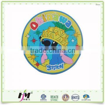 Tasteless nontoxic Eco-Friendly PVC coaster for table decoration