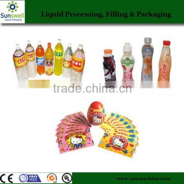 automatic pvc shrink sleeve label machine for plastic bottles