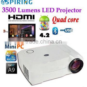 Android wifi cheap led projector