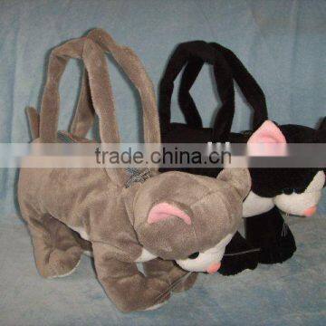 2010 Promotion Cat Handbag( STOCKING)/Plush Toy Cat Handbag